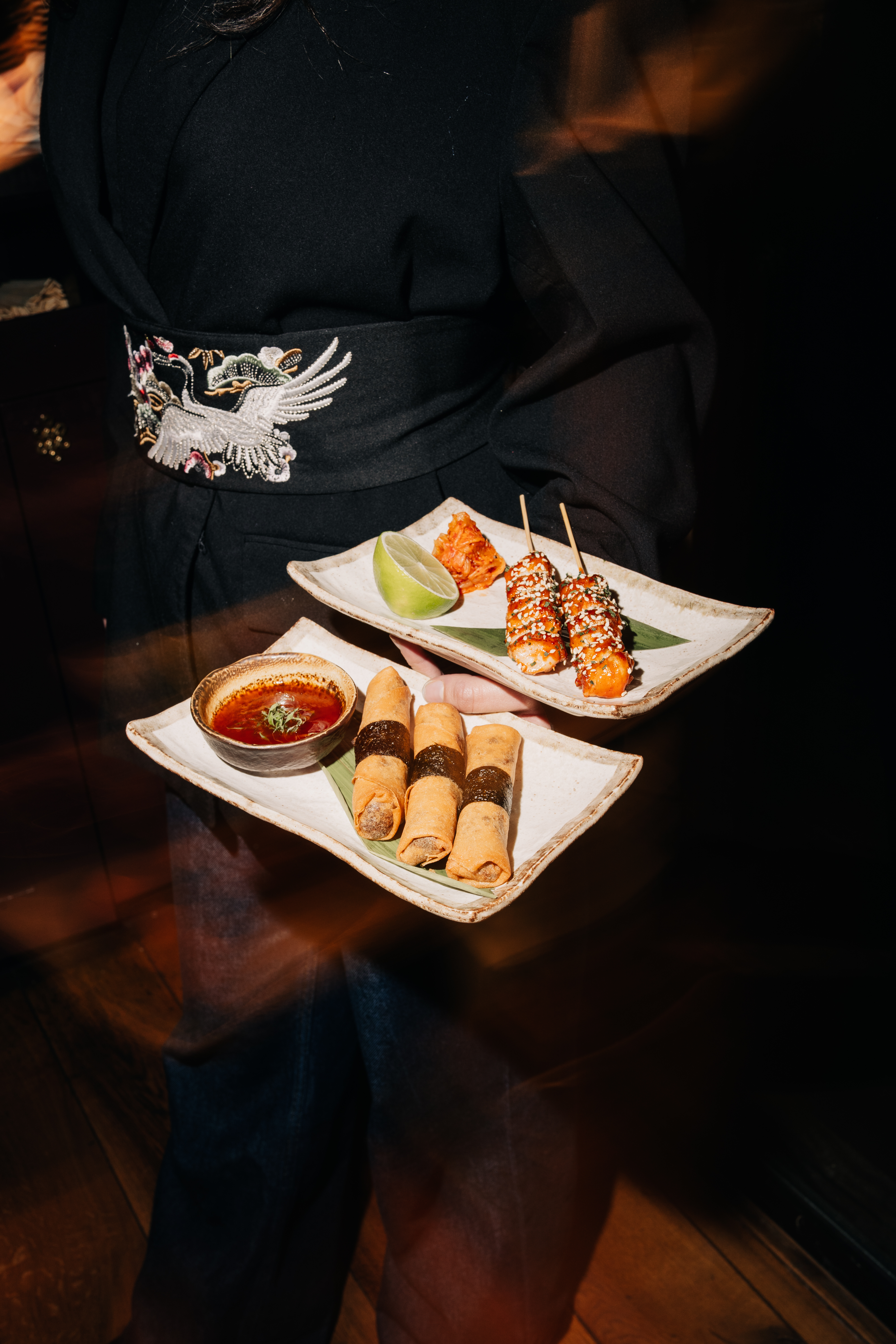 Signature dish at the centre of the table