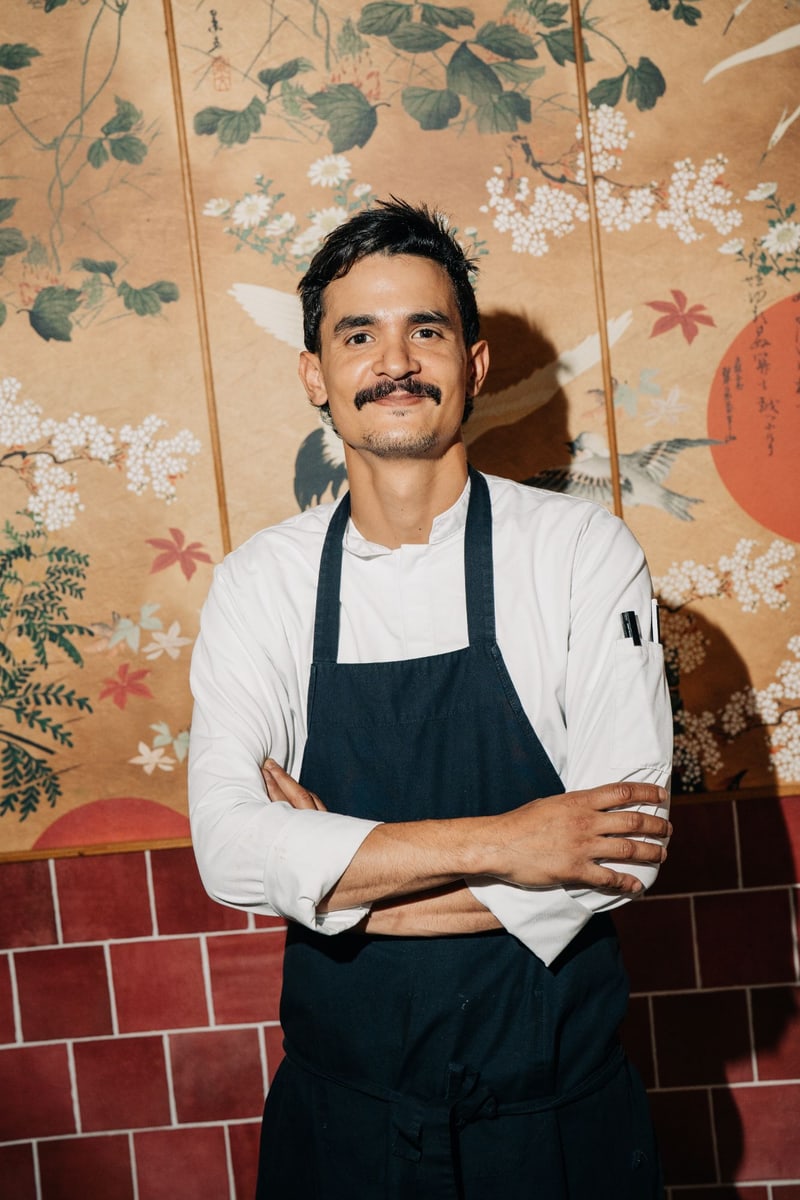 Portret van chef-kok Andres Gonzalez