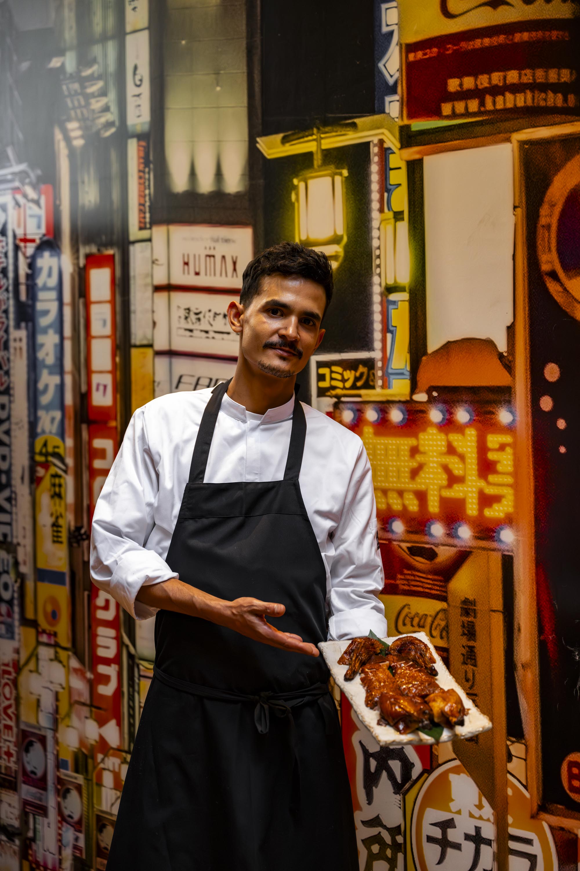 Portret van chef-kok Andres Gonzalez