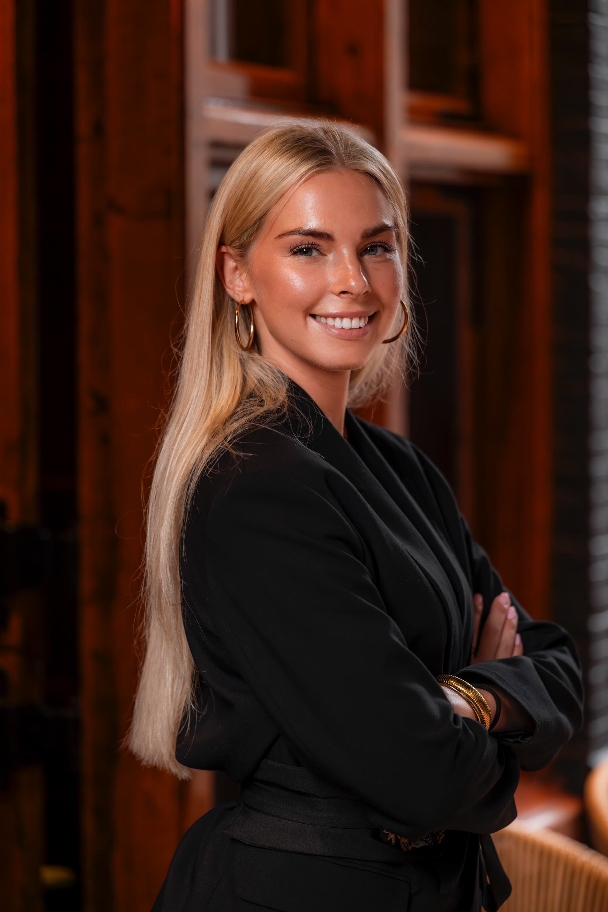 Portret van manager Mara Kwasniewska